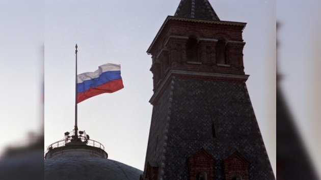 Fin de semana en Rusia debajo de la bandera a media asta