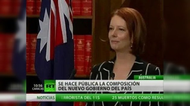 La primera jefa de gobierno de Australia anuncia su nuevo Gabinete