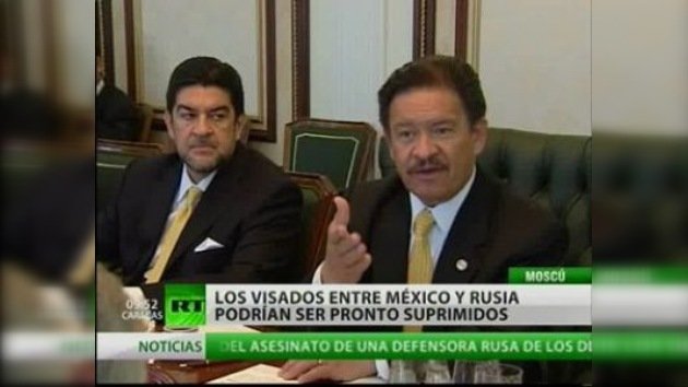 Senadores de México y Rusia analizan suprimir visas 