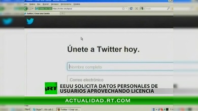 Gobierno de EE.UU. tras los datos personales de usuarios de Twitter 