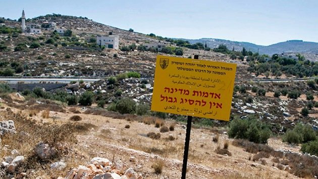 Israel quiere confiscar unas 1.300 hectáreas palestinas para 'propósitos militares'