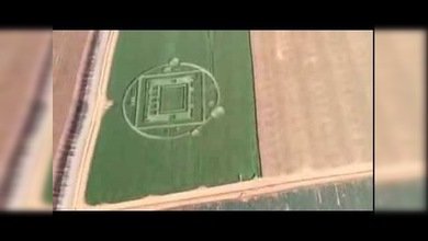 Polémica por extraños círculos y cuadros en un campo de EE.UU., ¿obra extraterrestre?