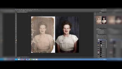 El retoque ‘mágico’ de una vieja foto familiar
