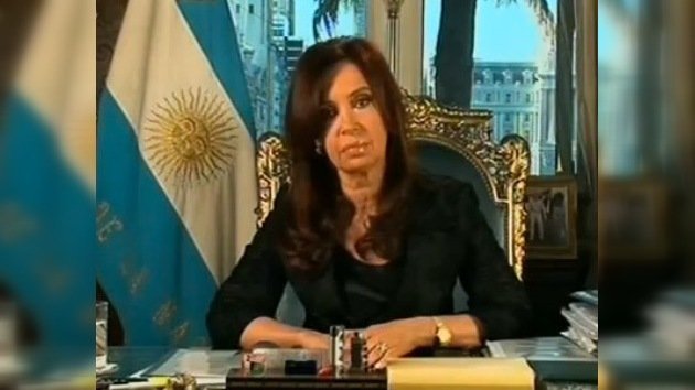 Cristina Fernández de Kirchner se dirige a la nación agradeciendo su apoyo