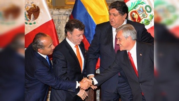 Perú, Chile, Colombia y México crean Alianza del Pacífico Latinoamericano