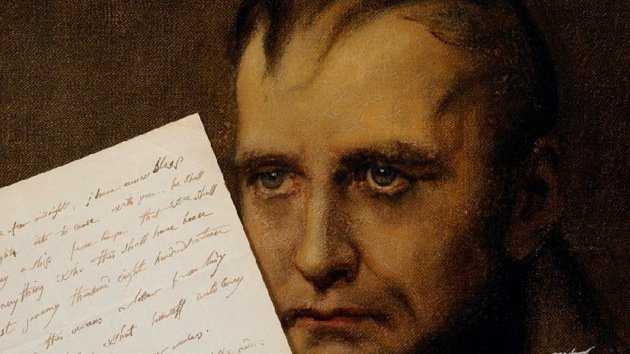 Subastan una carta manuscrita de Napoleón en inglés