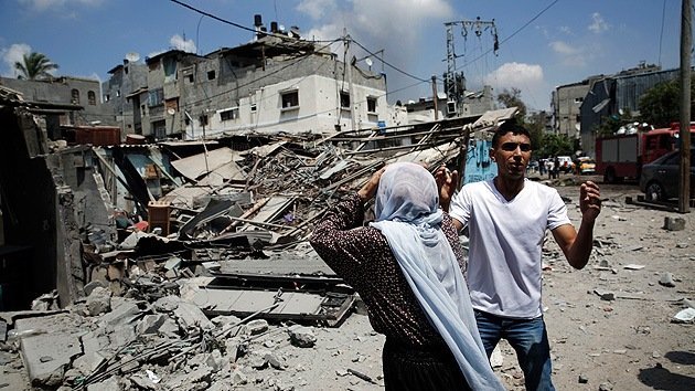 El Ejército israelí reparte fotos de Gaza destruida para motivar a sus soldados