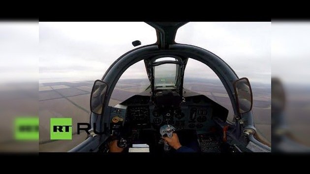 En primera persona: El vuelo del último modelo de Su-25, visto desde la cabina del piloto