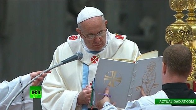 La primera misa del papa Francisco en el nuevo año