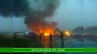 Primeras imágenes impactantes tras el accidente aéreo en Rusia