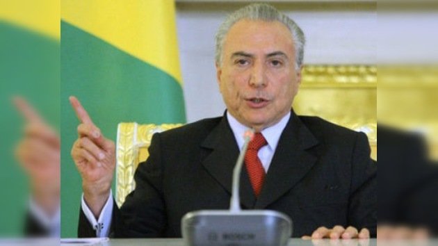 Amenazan al vicepresidente de Brasil con una pistola de juguete