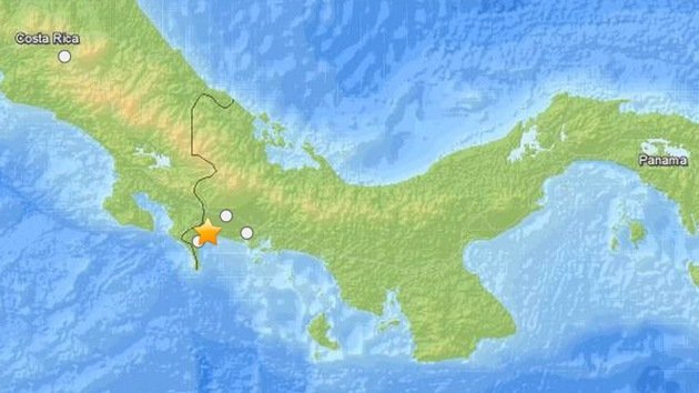 Un sismo de magnitud 4,6 sacude la frontera entre Panamá y Costa Rica