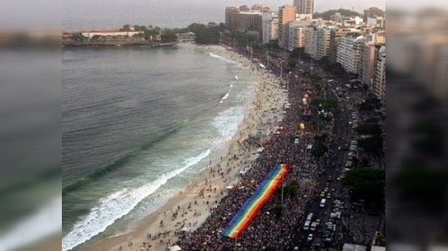 El Orgullo Gay en Río de Janeiro pide paz