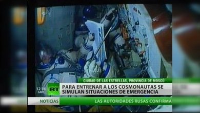 Los cosmonautas perfeccionan su preparación