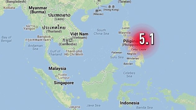 Un sismo de magnitud 5,1 sacude Filipinas