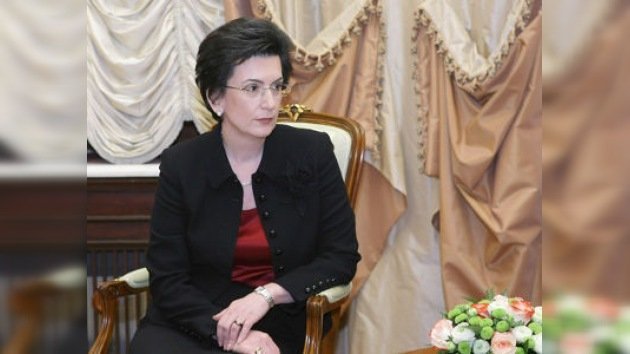 Visita de la líder de la oposición georgiana a Moscú