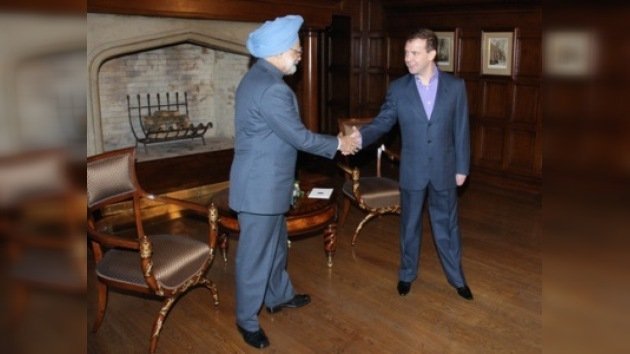 El primer ministro indio inició su visita a Rusia