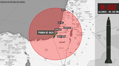 Israel crea polémica al publicar mapas de Argentina, México y España como blanco de misiles