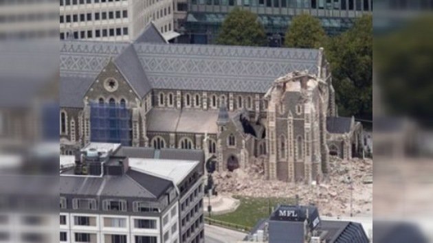 Hay 200 personas bajo los escombros después del terremoto neozelandés