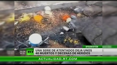 Terroristas suicidas asesinan a decenas de personas en Afganistán