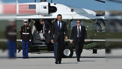 La llegada de Obama a Los Ángeles paraliza el tráfico en la ciudad