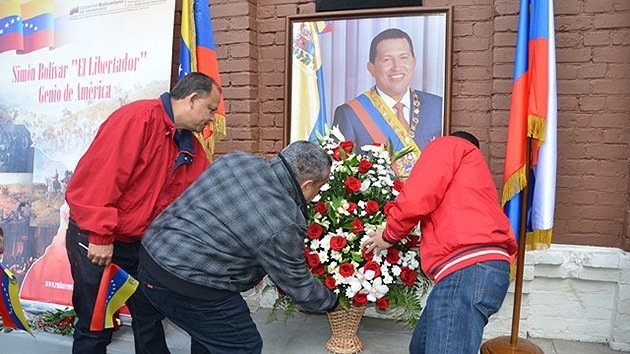 Moscú celebra el 59.º aniversario del nacimiento de Hugo Chávez