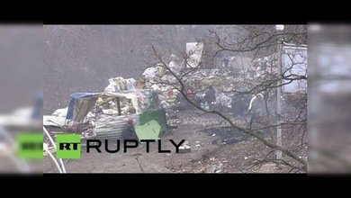 Kiev: los manifestantes construyen nuevas barricadas alrededor del territorio recién incautado