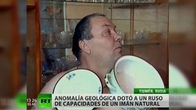 Un "siberiano-imán" atrae planchas y sierras metálicas
