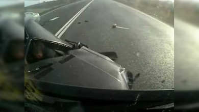 Un terrible accidente terminó con una milagrosa huida