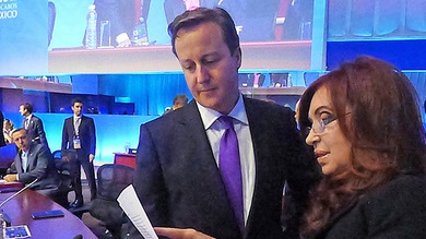 El primer ministro británico se niega a hablar con la presidenta argentina sobre las Malvinas