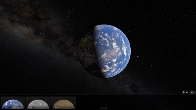 A Google Maps la Tierra se le queda pequeña: ya se pueden ver mapas de la Luna y Marte