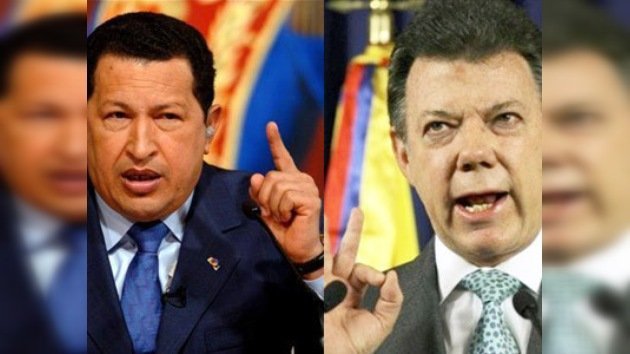 Chávez y Santos tratarán de restablecer relaciones diplomáticas este martes
