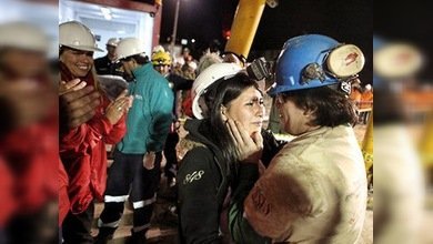 VÍDEO DEL RESCATE: LAS PRIMERAS LÁGRIMAS DE FELICIDAD EN CHILE