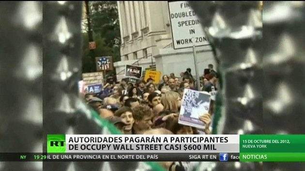 Nueva York pagará 600.000 dólares a activistas del movimiento Ocupa Wall Street