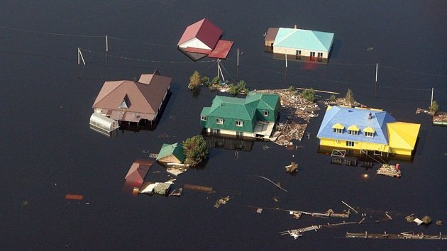 Fuertes inundaciones castigan el Oriente Lejano de Rusia