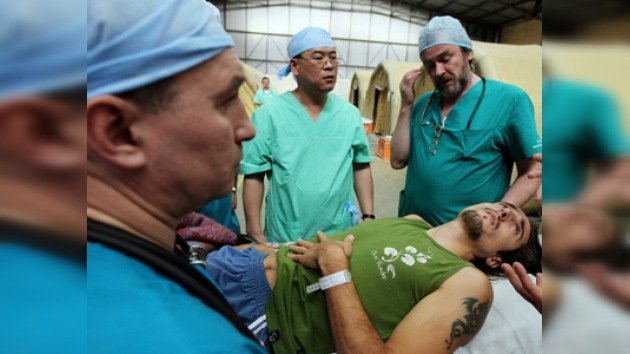 Médicos rusos atienden a las víctimas del sismo en Santiago 
