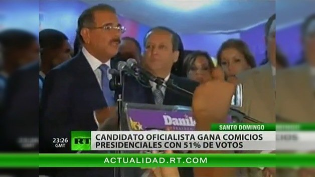 El candidato oficialista Medina vence en las presidenciales dominicanas 