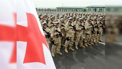 Los militares georgianos en Afganistán: un afligido retorno a casa 