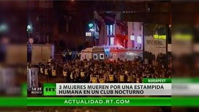 Una avalancha humana en una discoteca de Budapest causa tres muertos