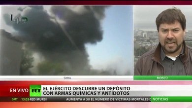 Las autoridades sirias descubren un arsenal de armas químicas cerca de Damasco