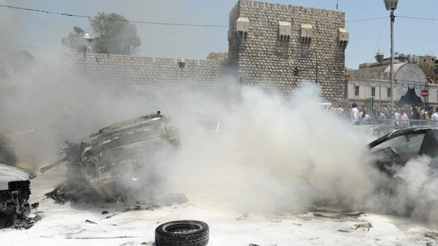 Al menos un muerto en un doble atentado con bombas en Damasco