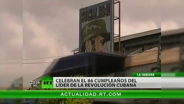 Celebran el 86 cumpleaños de Fidel Castro