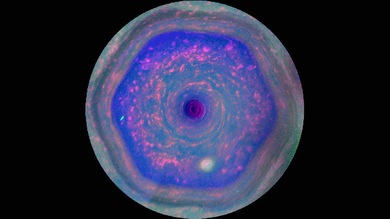 La Nasa publica el primer video del extraño hexágono de Saturno
