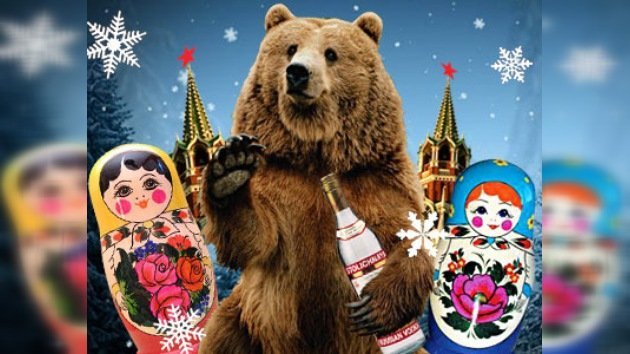 El oso, el vodka y la matrioshka, símbolos de Rusia