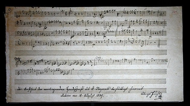 Hallan en Hungría las partituras originales de la 'Marcha turca' de Mozart