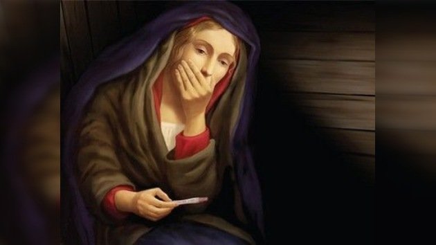 Virgen María con un test de embarazo: polémico cartel indigna a Nueva Zelanda