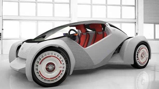 Los autos del futuro serán impresos en 3D
