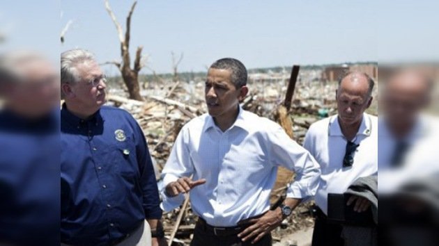 Obama califica de tragedia nacional devastaciones causadas por tornado en Misuri