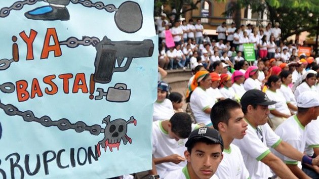 Finaliza en Honduras una marcha antiviolencia