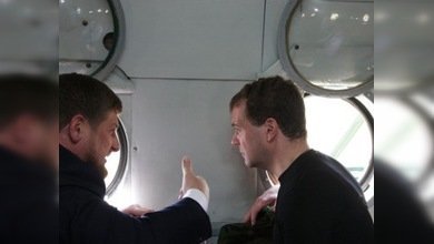 El presidente ruso visita la República de Chechenia